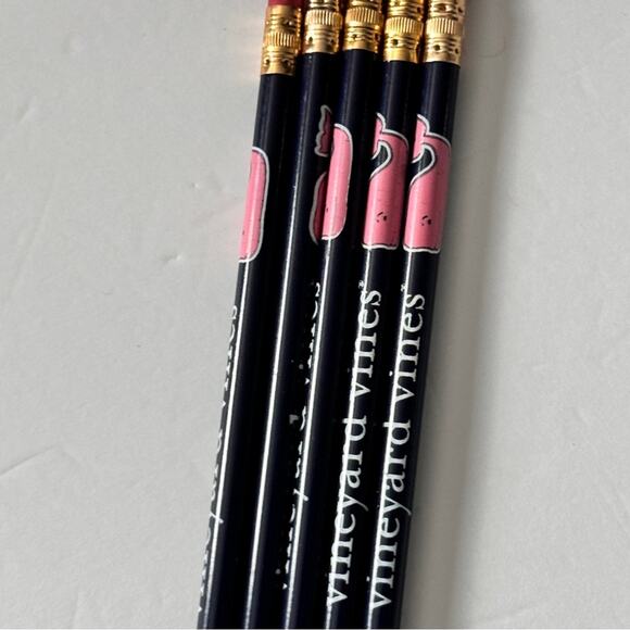 Vineyard Vines Writing Pencil Five Pack Logo Design - Picture 2 of 10